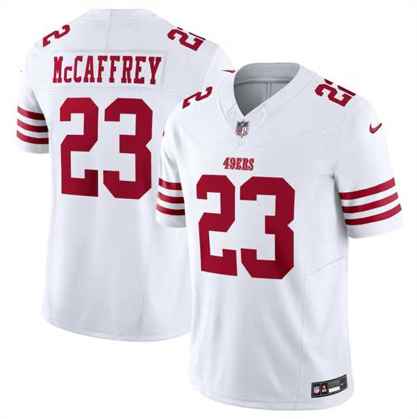 Men & Women & Youth San Francisco 49ers #23 Christian McCaffrey White 2023 F.U.S.E. Vapor Untouchable Limited Stitched Football Jersey,We sell and wholesale Men & Women & Youth San Francisco 49ers #23 Christian McCaffrey White 2023 F.U.S.E. Vapor Untouchable Limited Stitched Football Jersey on line form chian!